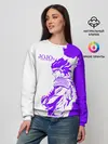 Женский свитшот / Хамон фиолетовый