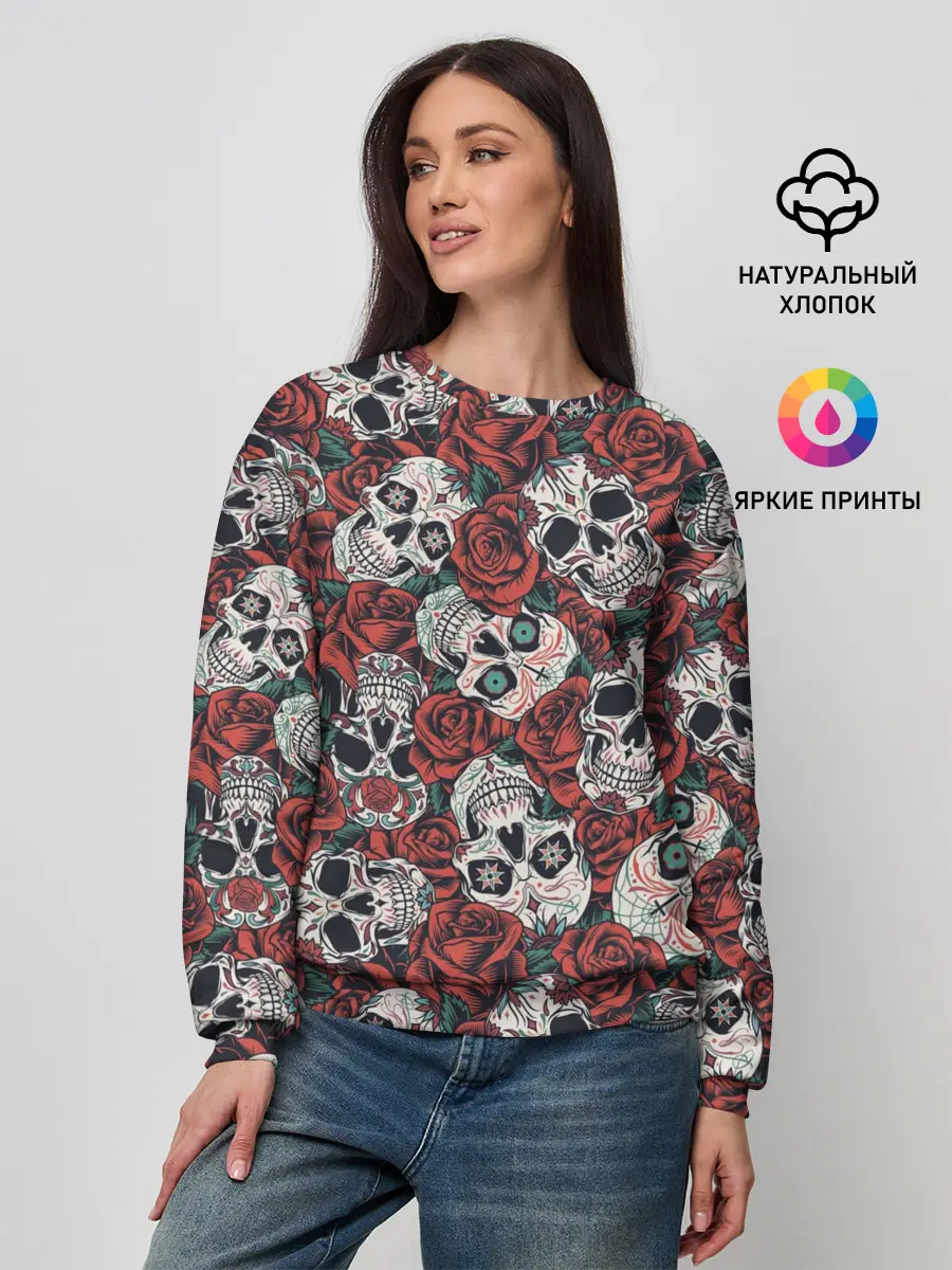 Женский свитшот / halloween casual