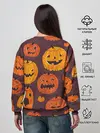 Женский свитшот / Весёлые тыквы