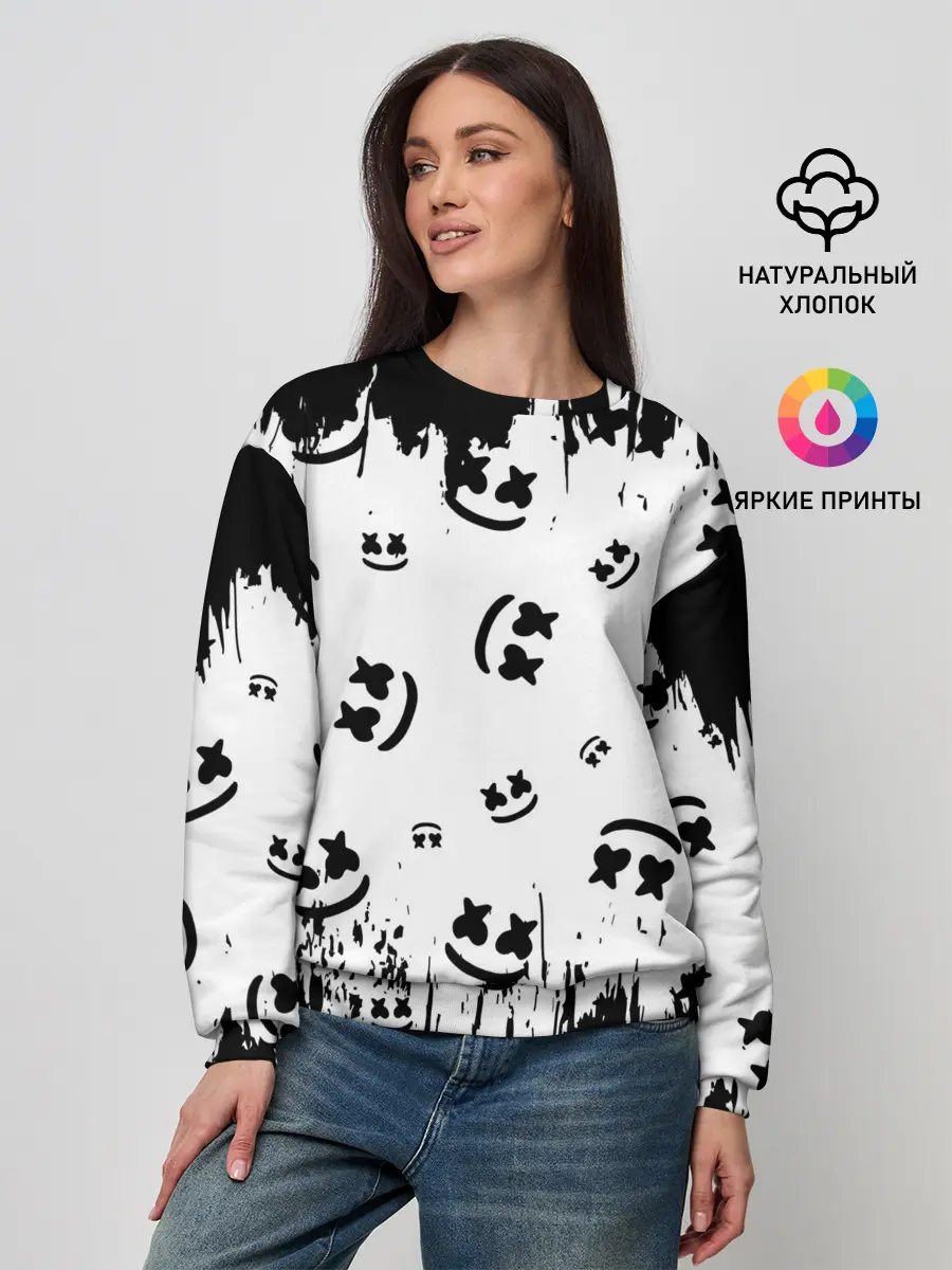 Женский свитшот / MARSHMELLO / МАРШМЕЛЛОУ