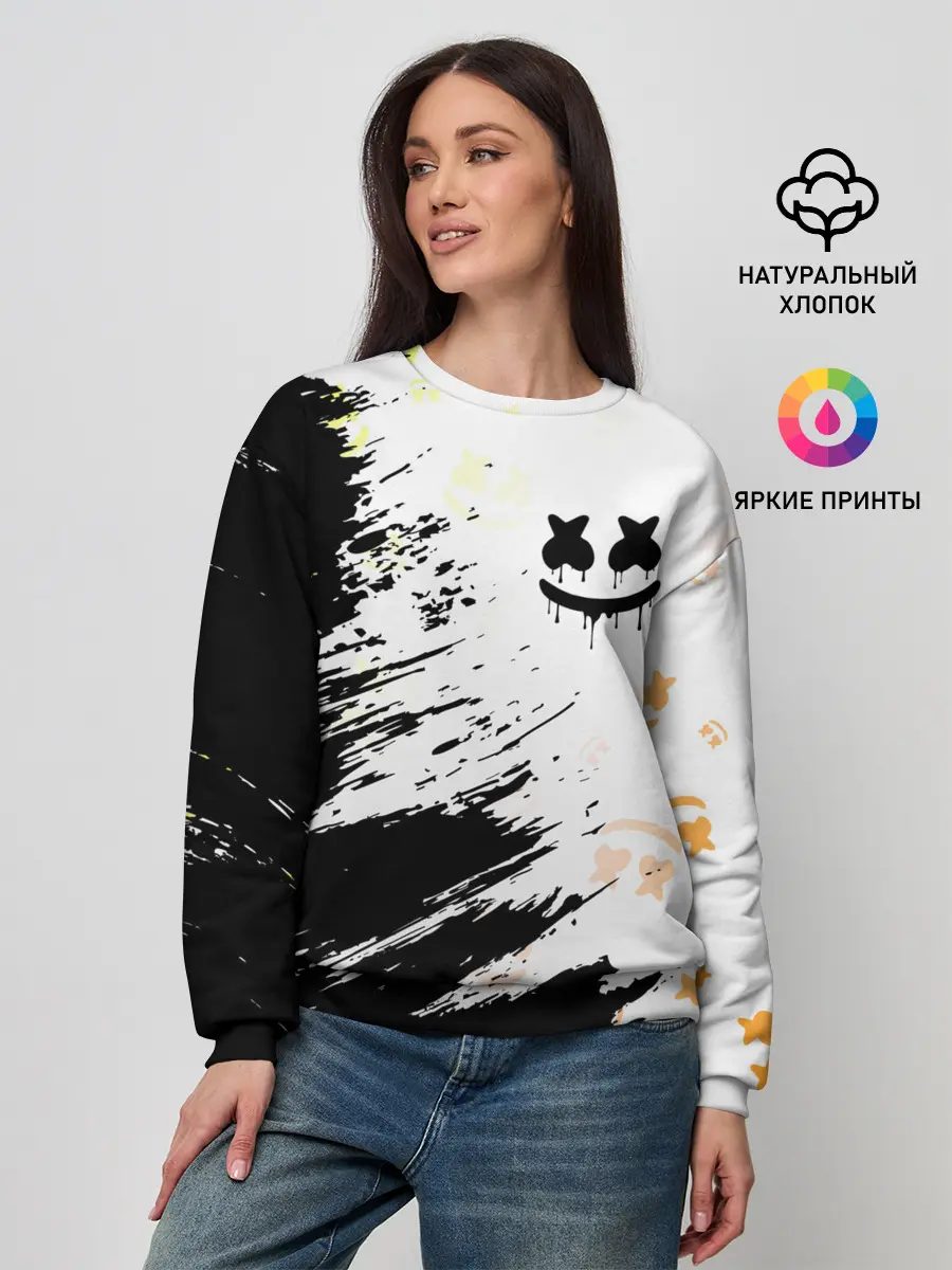 Женский свитшот / MARSHMELLO / МАРШМЕЛЛОУ