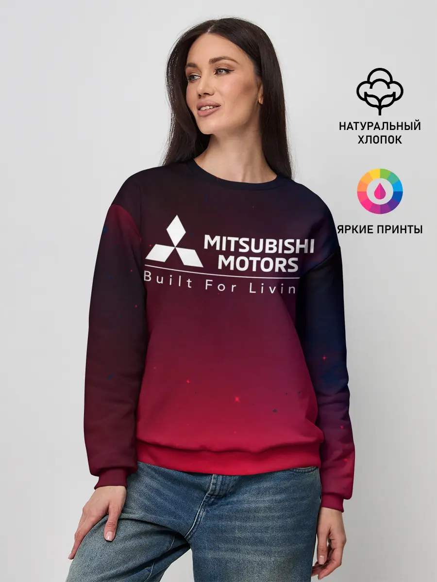 Женский свитшот / MITSUBISHI / МИТСУБИСИ