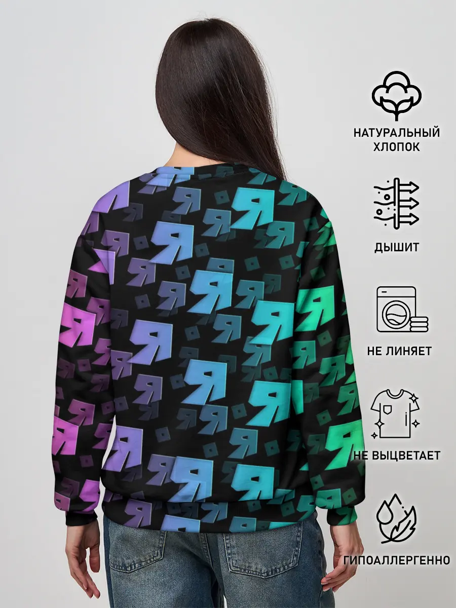 Женский свитшот / ROBLOX PIGGY - СВИНКА ПИГГИ