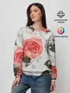 Женский свитшот / Нежные розы