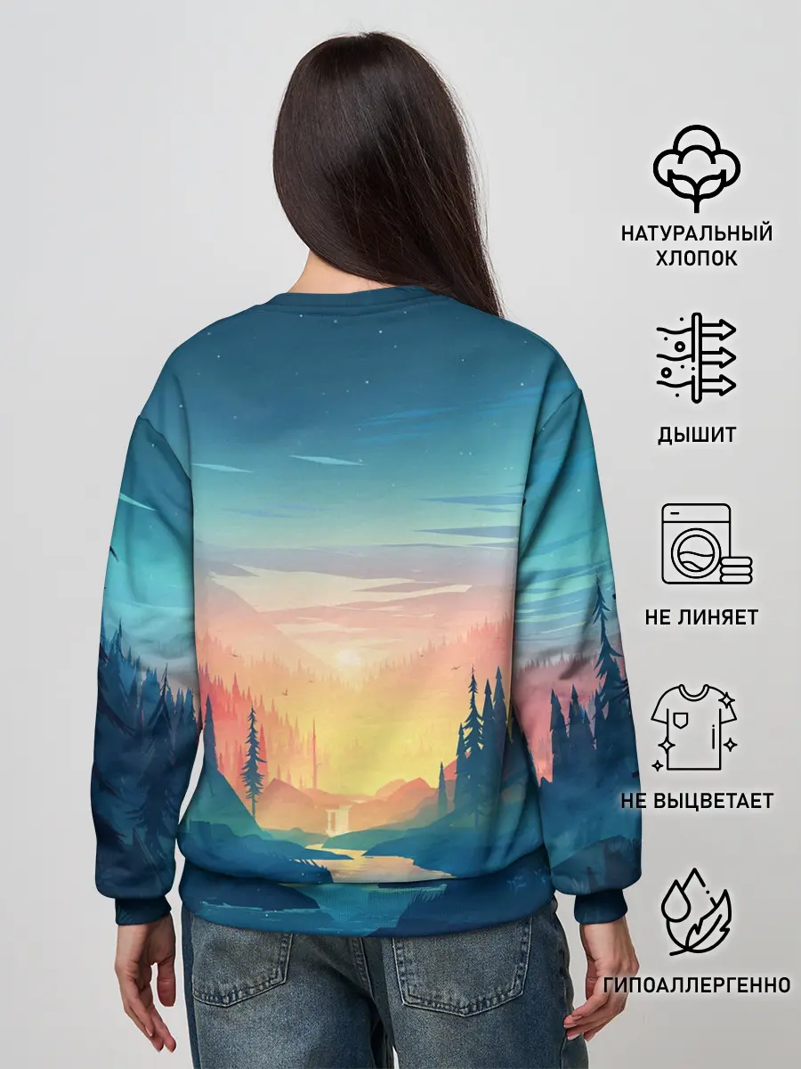 Женский свитшот / Природа