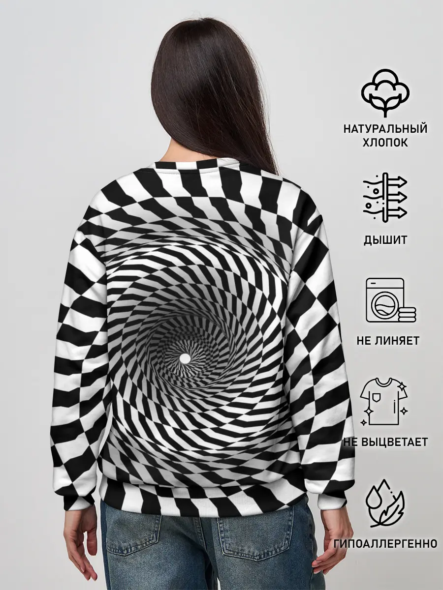 Женский свитшот / иллюзия