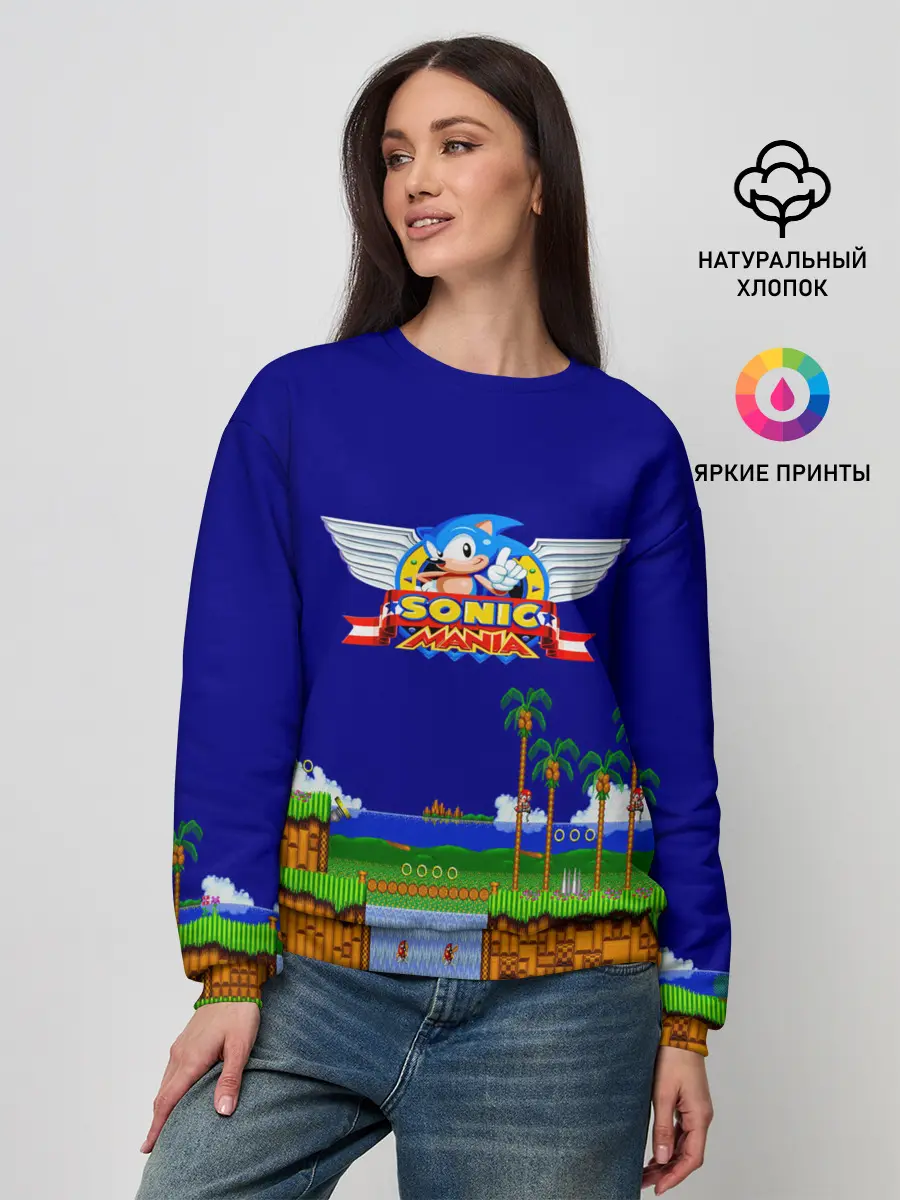 Женский свитшот / Sonic.