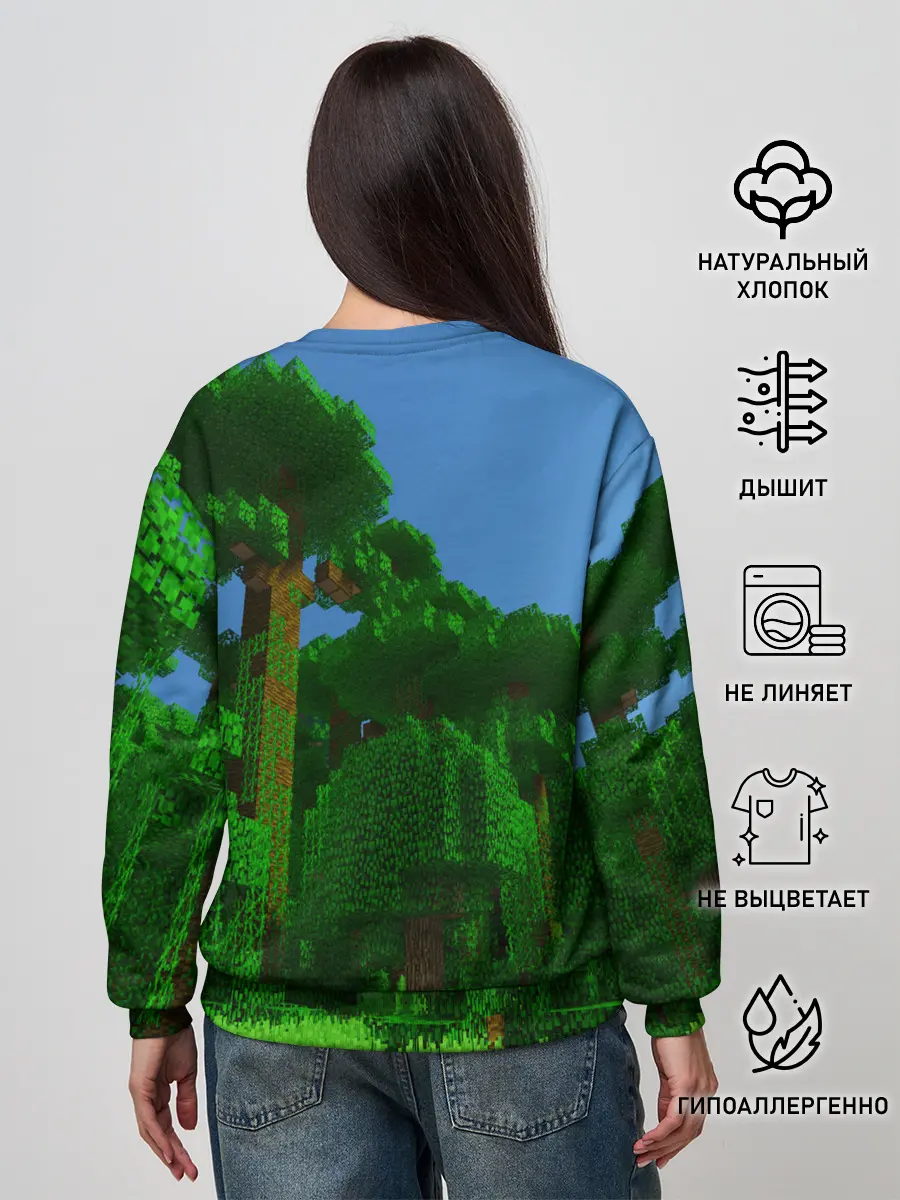 Женский свитшот / minecraft