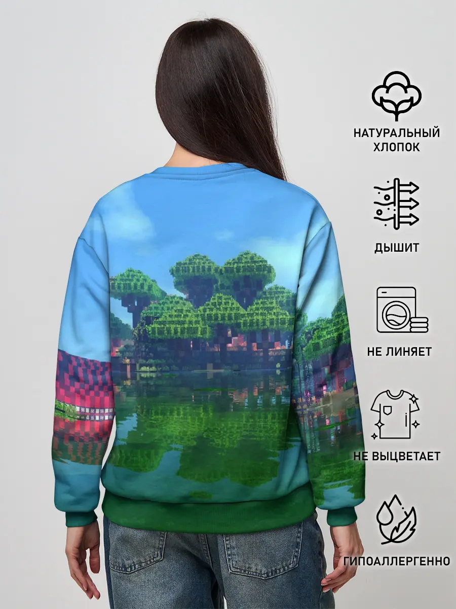 Женский свитшот / minecraft