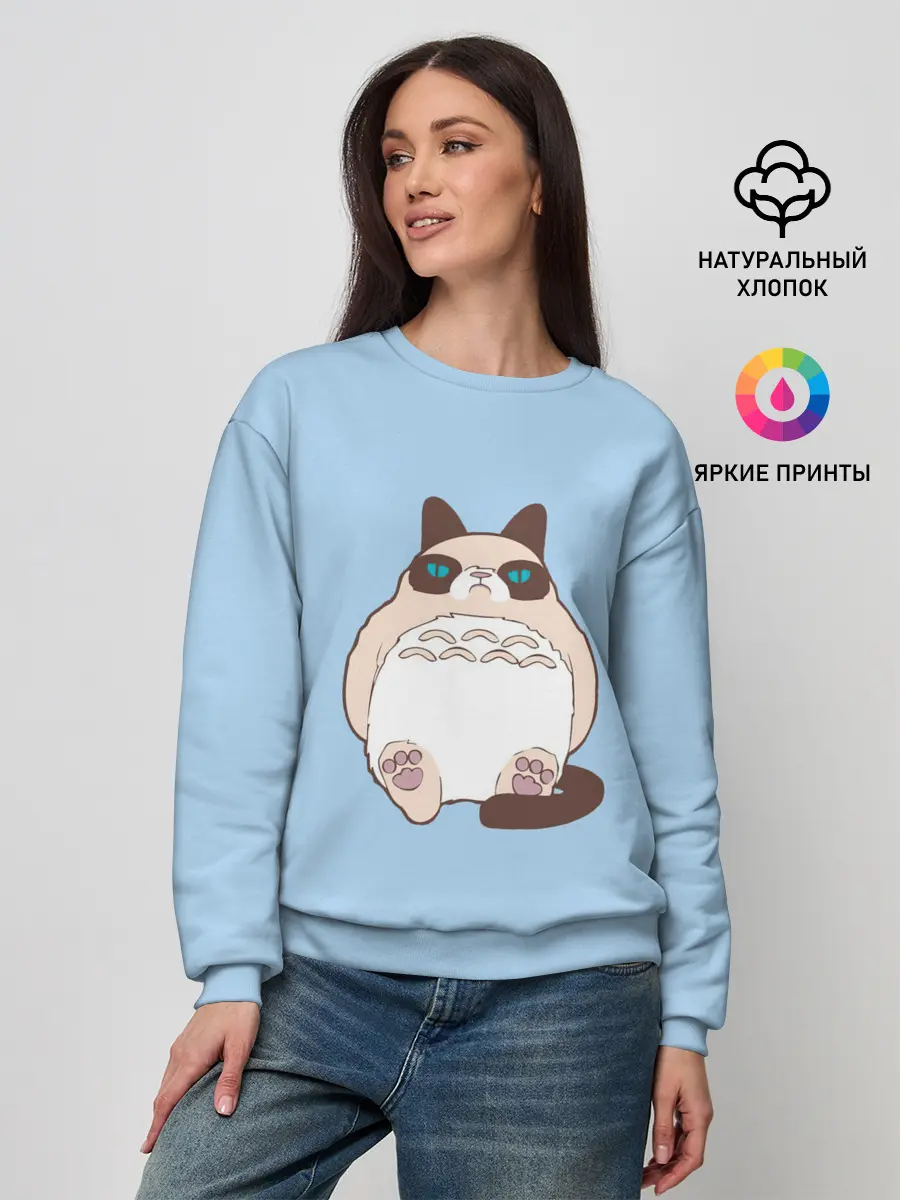 Женский свитшот / Тоторный кот