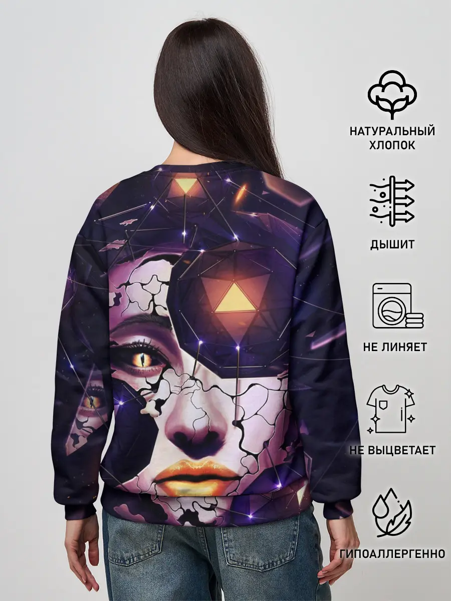 Женский свитшот / Лицо