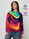 Женский свитшот / Неоновые пятна