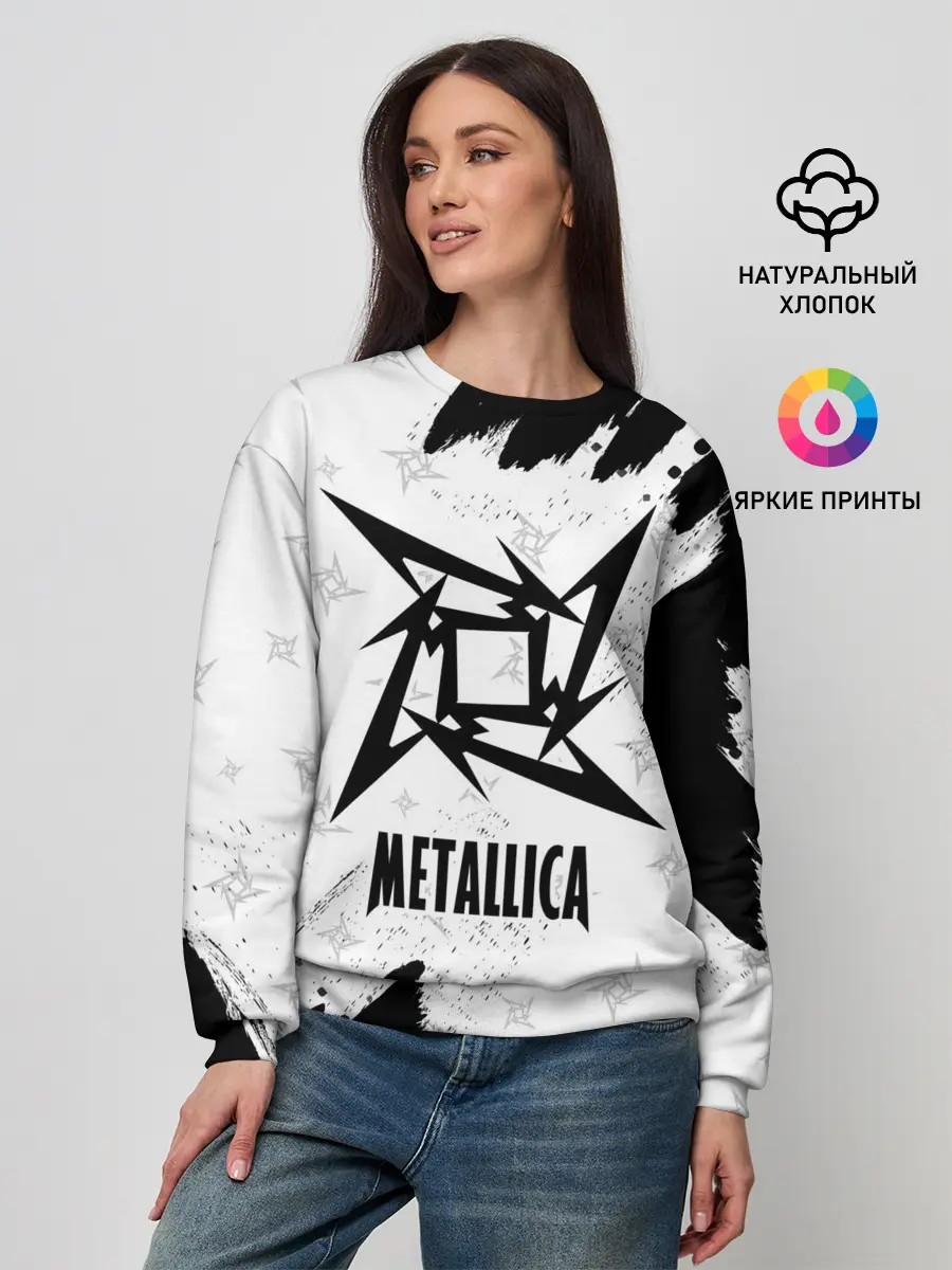 Женский свитшот / METALLICA / МЕТАЛЛИКА