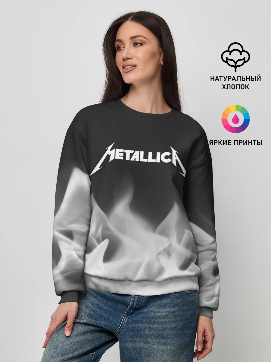 Женский свитшот / METALLICA / МЕТАЛЛИКА