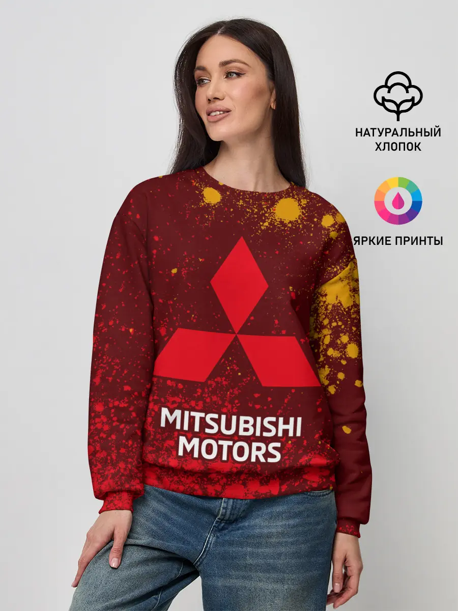 Женский свитшот / MITSUBISHI / МИТСУБИСИ