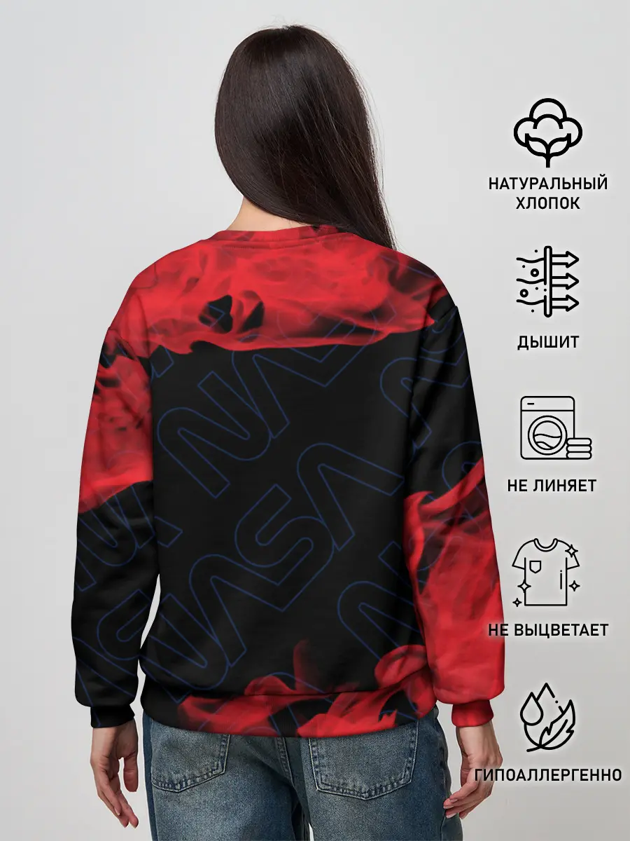 Женский свитшот / NASA / НАСА