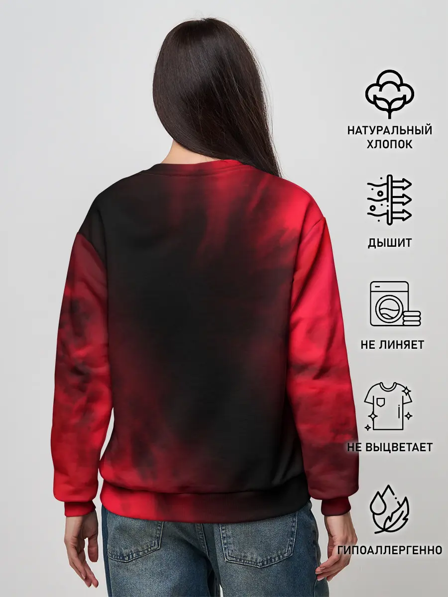 Женский свитшот / RUSSIA / РОССИЯ