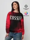 Женский свитшот / RUSSIA / РОССИЯ