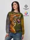 Женский свитшот / Тигр 3D