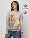 Женский свитшот / Белая лошадь