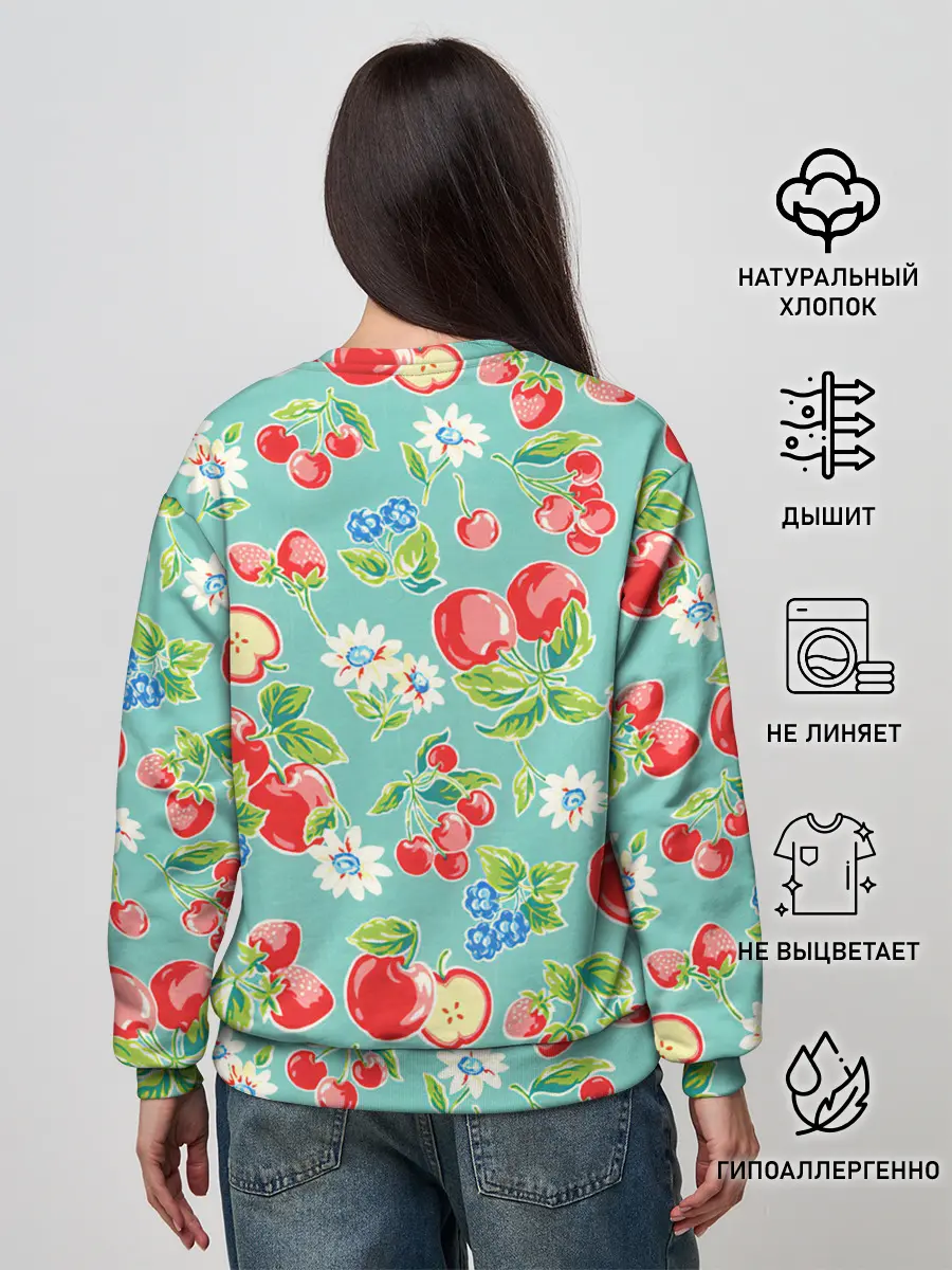 Женский свитшот / Яркое лето