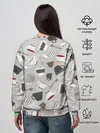 Женский свитшот / Утро начинается с кружки