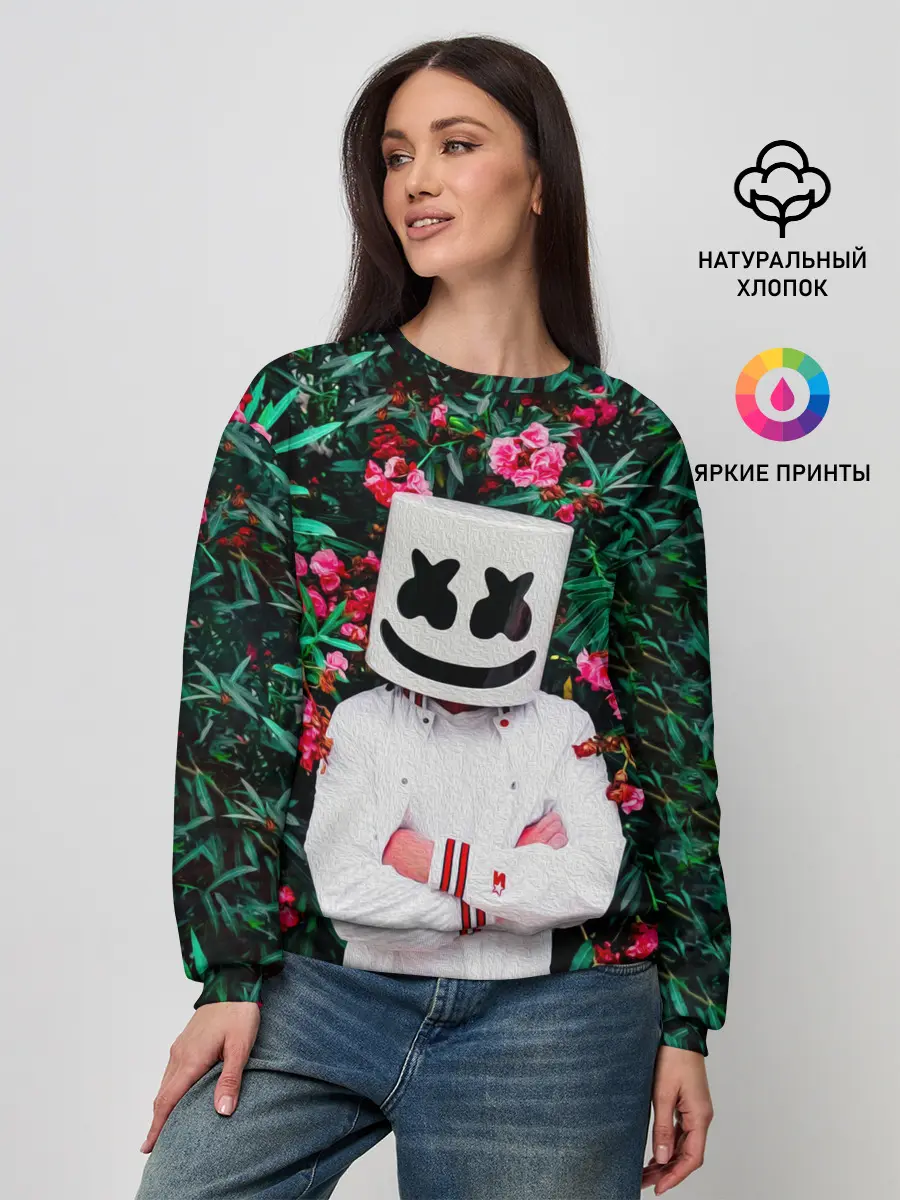 Женский свитшот / MARSHMELLO ROSES