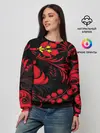 Женский свитшот / Хохлома