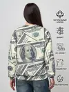 Женский свитшот / Доллары
