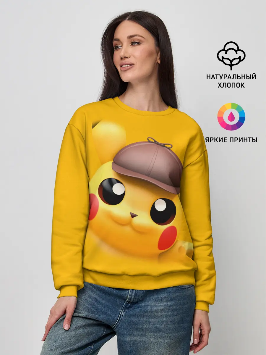 Женский свитшот / Pikachu Pika Pika