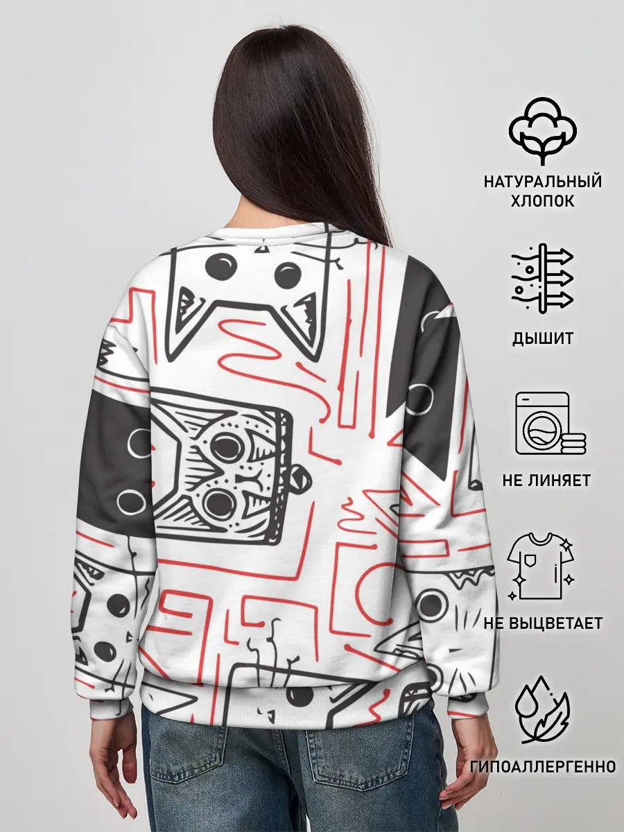 Женский свитшот / Cats