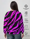 Женский свитшот / Неоновая зебра