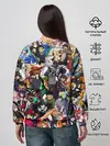 Женский свитшот / ACTION ANIME CHARACTERS!