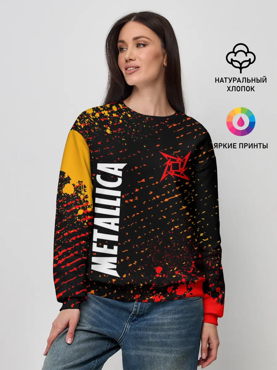 Женский свитшот / METALLICA / МЕТАЛЛИКА