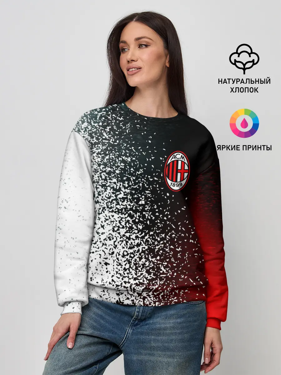 Женский свитшот / AC MILAN / МИЛАН