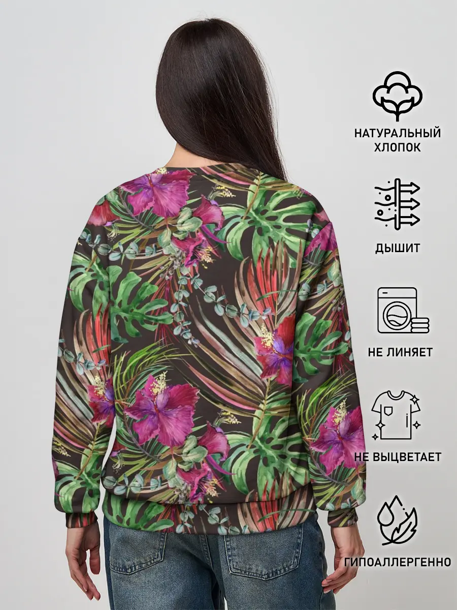 Женский свитшот / Тропики