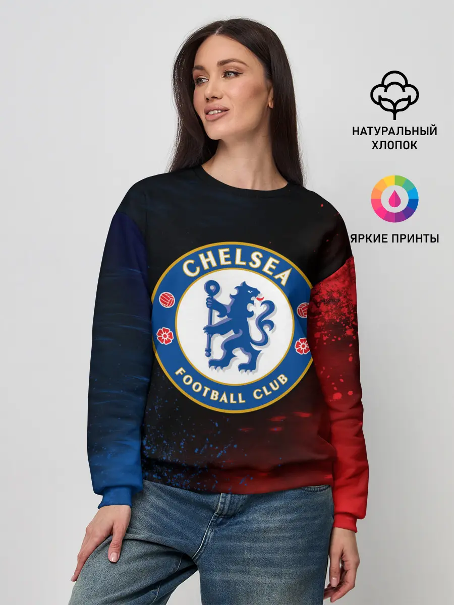 Женский свитшот / CHELSEA F.C. / ЧЕЛСИ