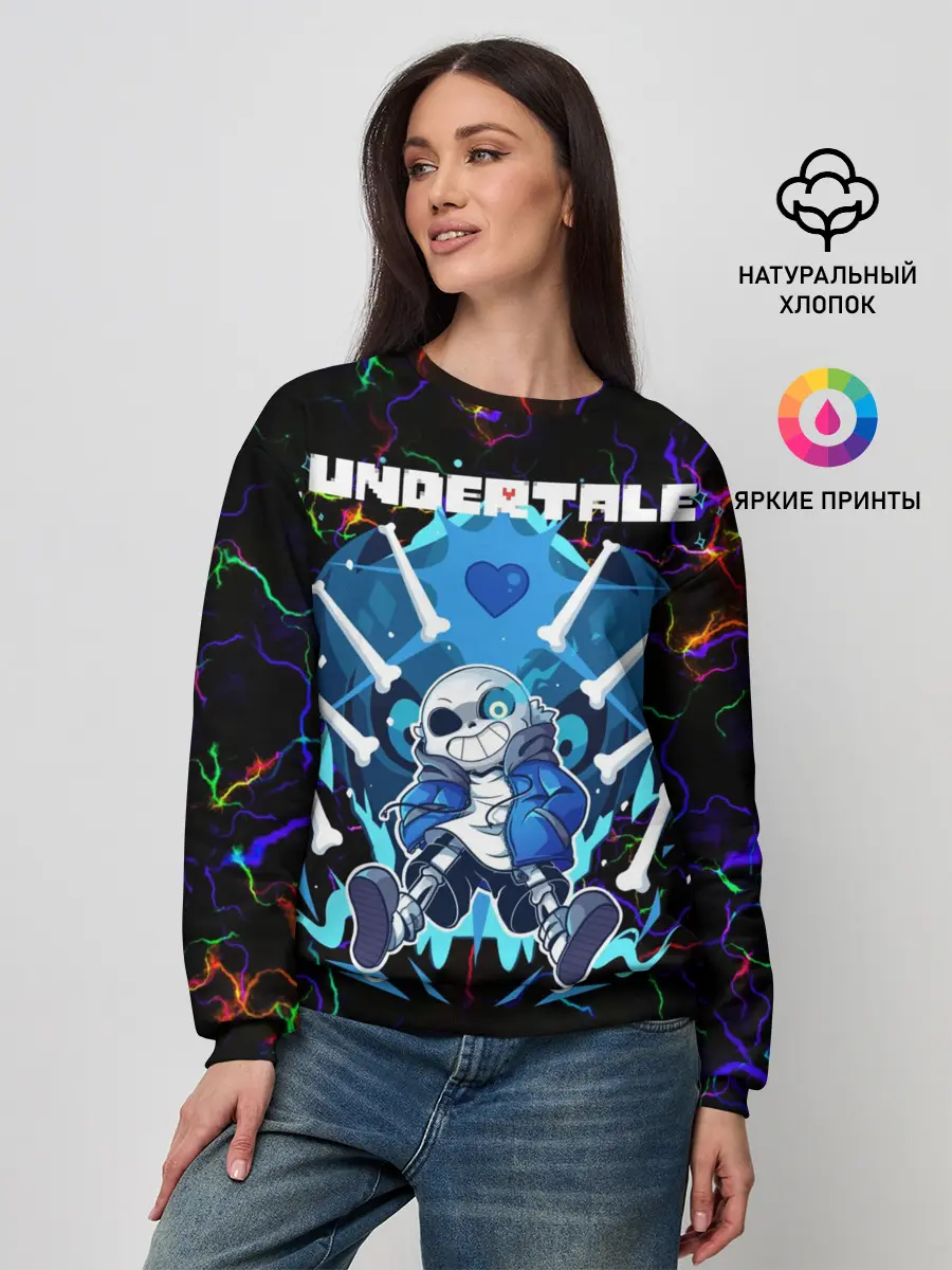 Женский свитшот / Undertale | Sans