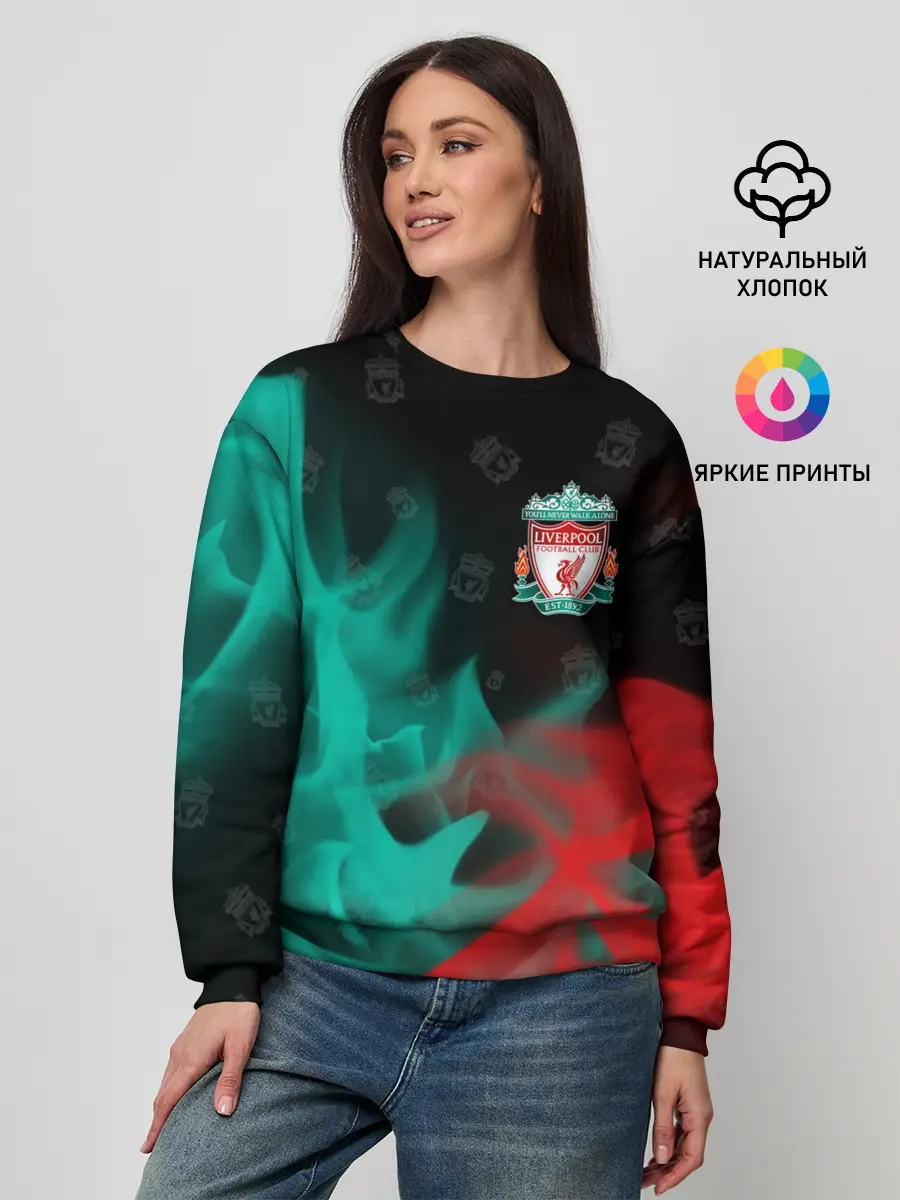 Женский свитшот / LIVERPOOL / Ливерпуль