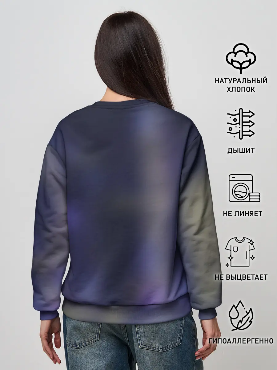 Женский свитшот / Nezuko Cyberpunk