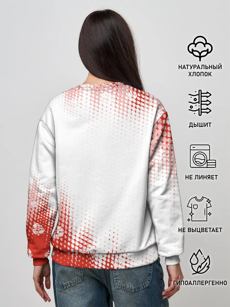 Женский свитшот / ФУТБОЛ РОССИЯ / Russia