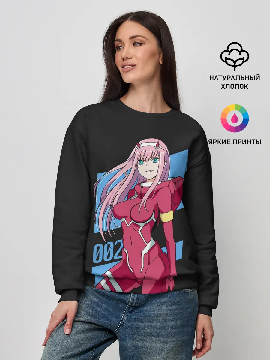 Женский свитшот / Zero Two in costume
