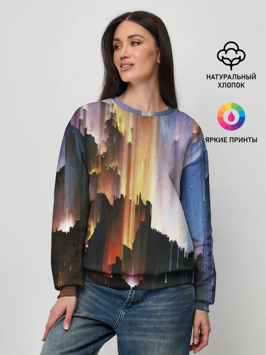 Женский свитшот / Space