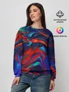 Женский свитшот / Абстракция краски
