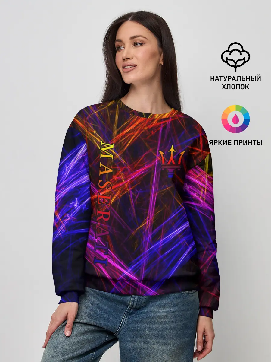 Женский свитшот / Maserati | Мазерати