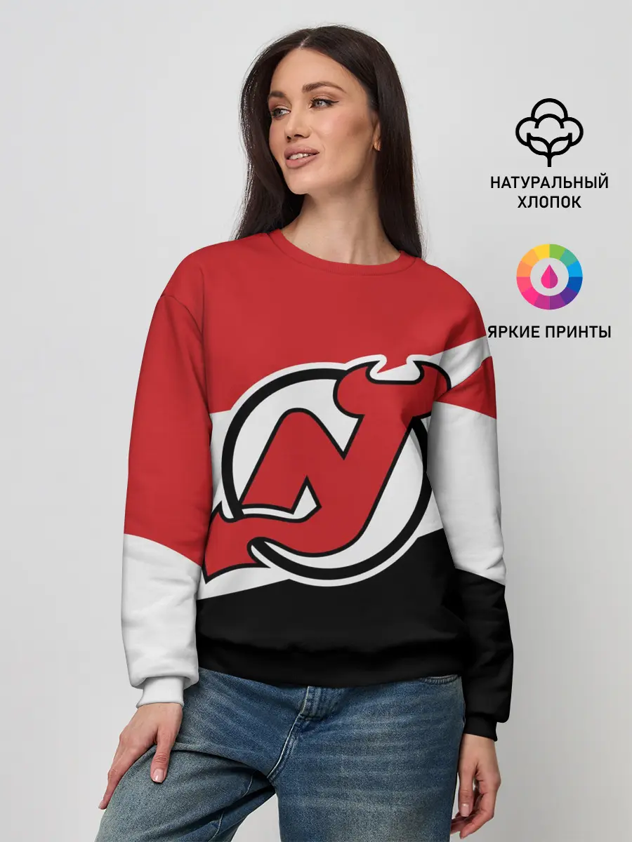 Женский свитшот / Нью-Джерси Девилз