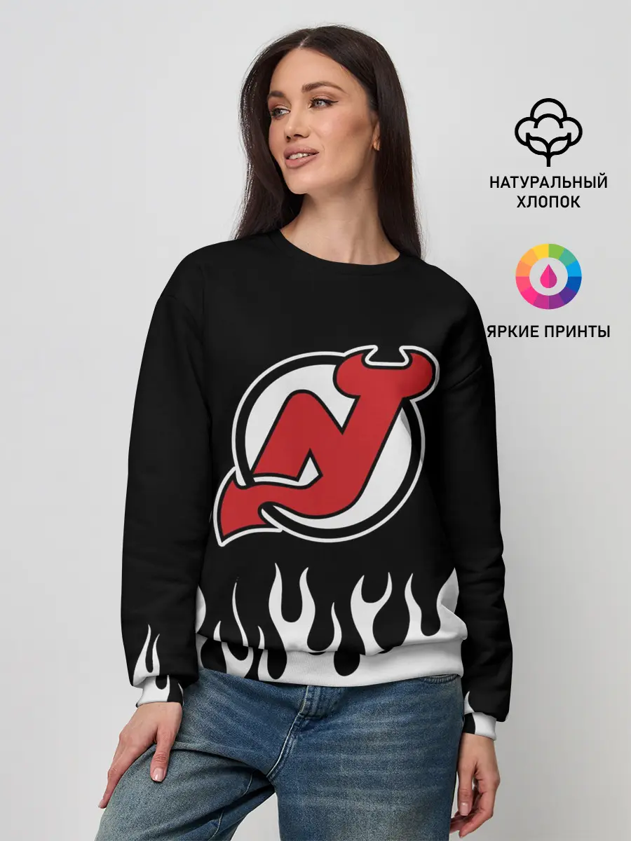 Женский свитшот / Нью-Джерси Девилз