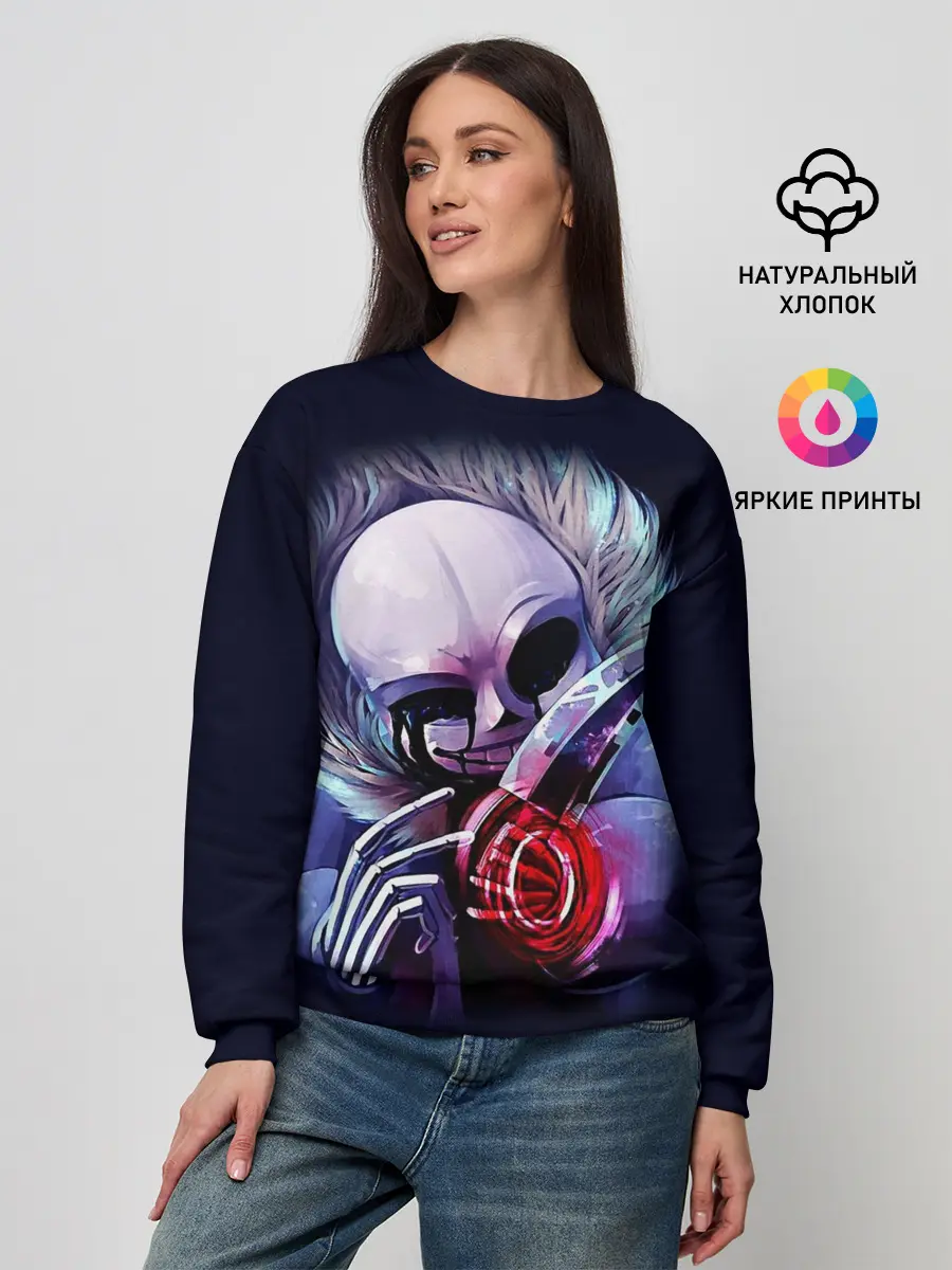 Женский свитшот / UNDERTALE SANS