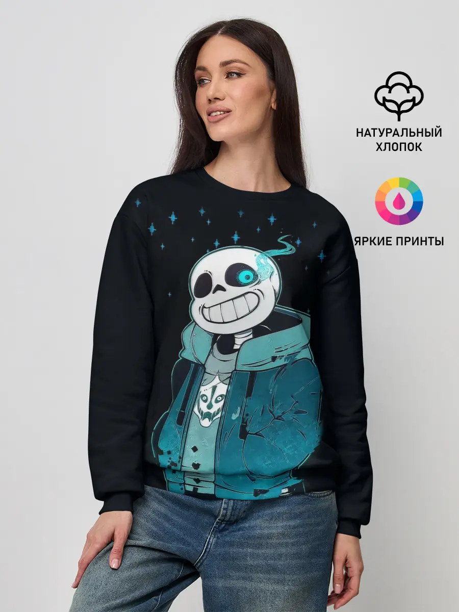 Женский свитшот / UNDERTALE SANS