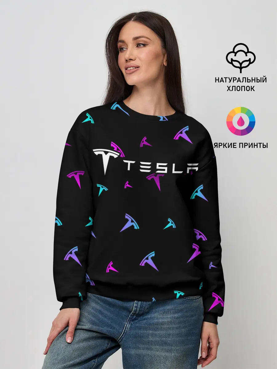 Женский свитшот / TESLA / Тесла